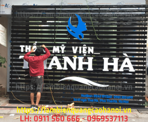 làm biển spa tại mỹ đình 4 Thi Công Biển Hiệu Quảng Cáo Thanh Lam Tôn