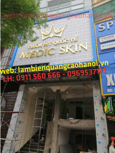 Làm Biển Quảng Cáo Spa - Thẩm Mỹ Viện 2 Thi Công Biển Quảng Cáo Tấm ốp 3D
