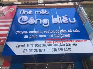 Thi Công Aluminium Chữ Nổi Gía Rẻ 20 BIỂN ALU CHỮ NỔI