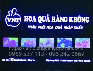 Làm biển quảng cáo nhà hàng chuyên nghiệp 19 biển hoa quả nhạp khẩu