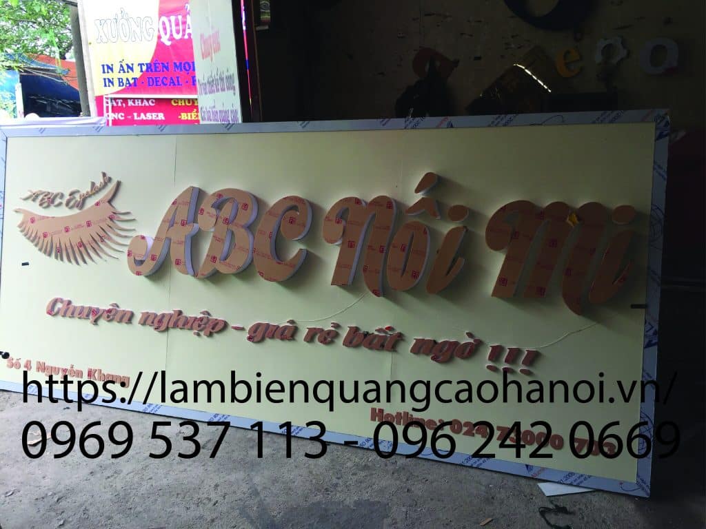 Làm biển quảng cáo tại Thanh Xuân Hà Nội 9 lam bien quang cao noi mi tai ha dong ha noi 1