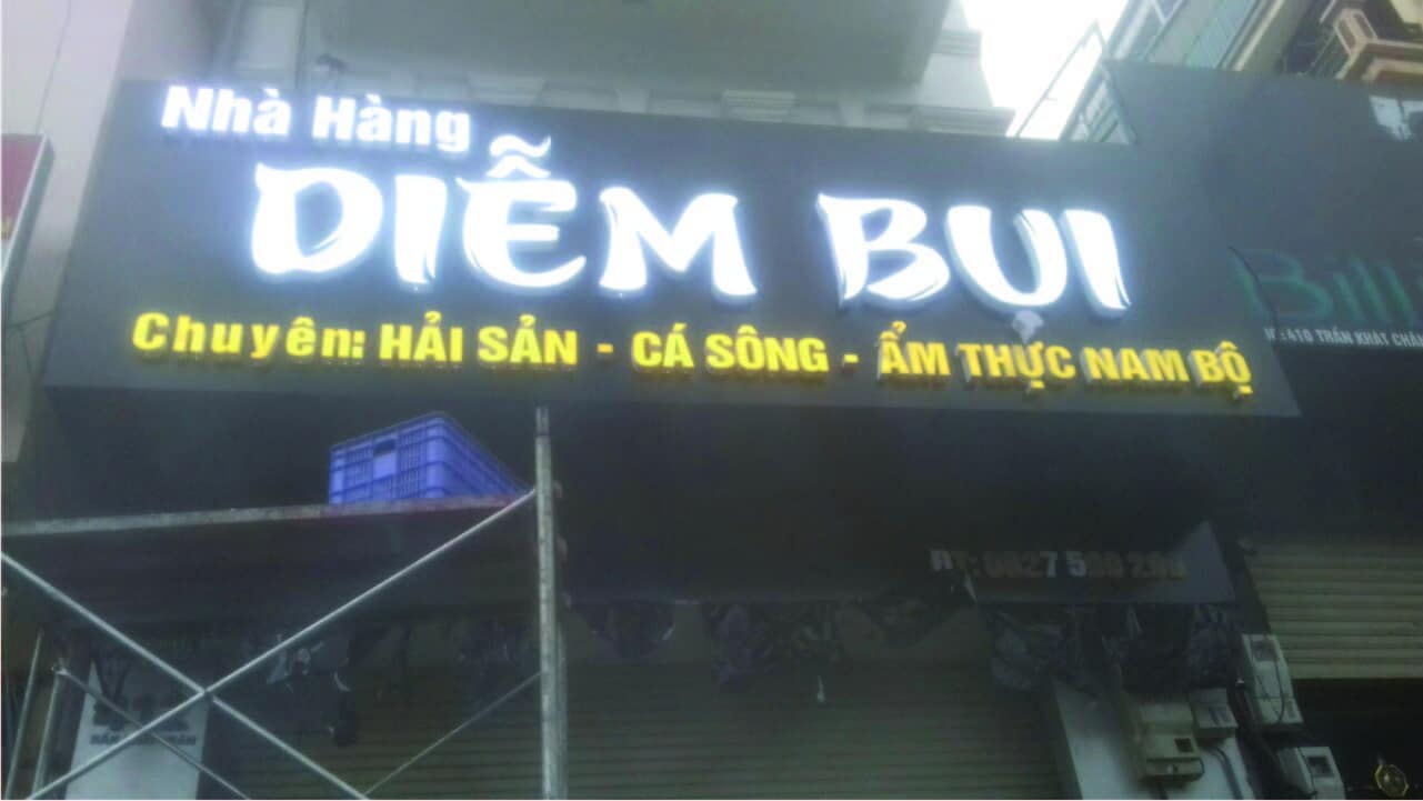 Làm biển quảng cáo nhà hàng chuyên nghiệp tại Mỹ Đình, Hà Nội