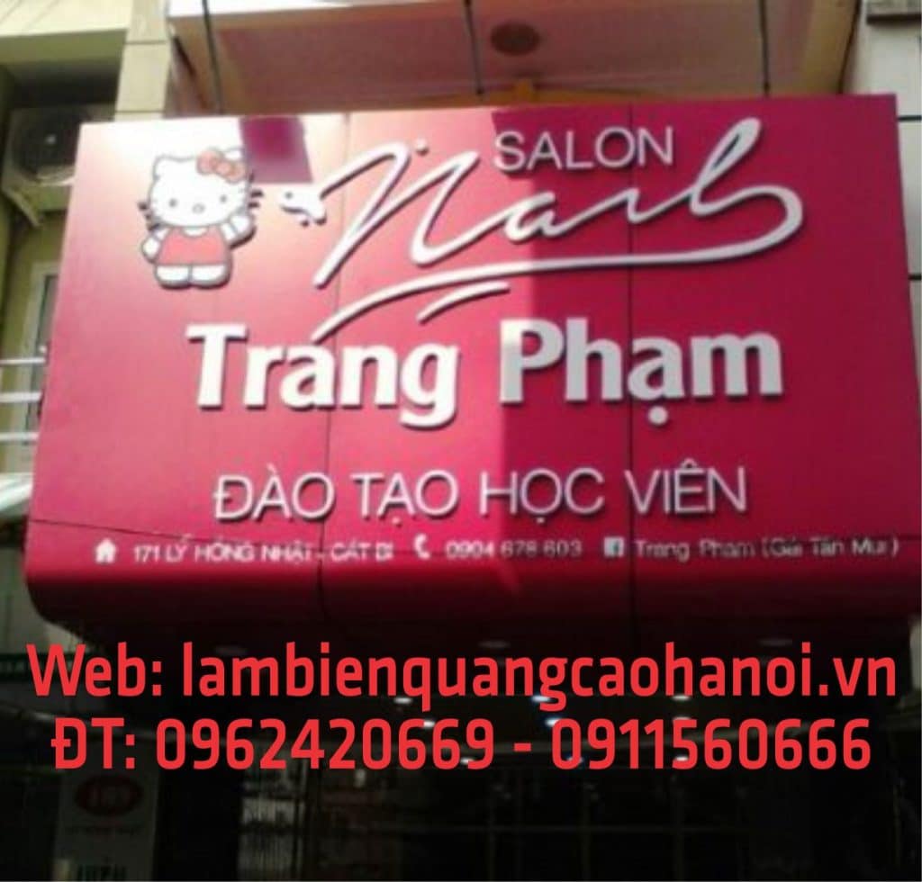 Làm biển quảng cáo chuyên nghiệp 20 biển mica