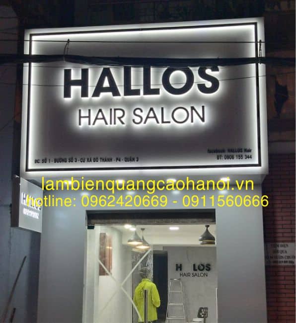 biển hair salon tóc