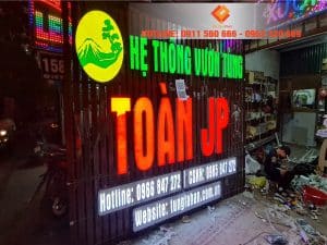 bảng hiệu chữ nổi