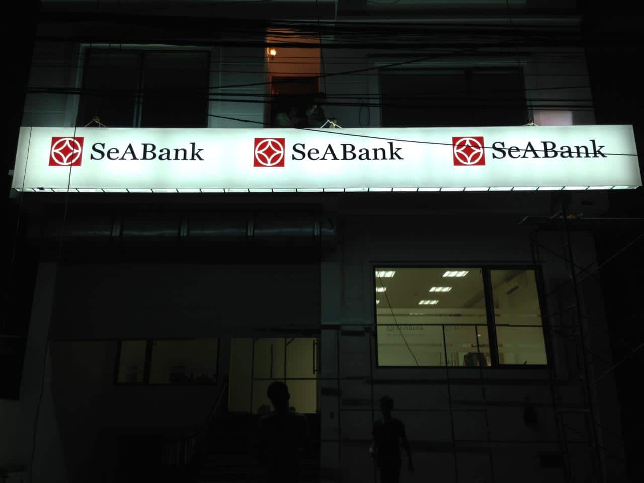 Biển hộp đèn ngân hàng SeABank