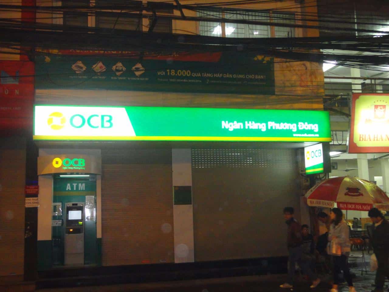 Công ty thiết kế biển hộp đèn uy tín chuyên nghiệp tại Hà Nội 14 Biển quảng cáo hộp đèn ngân hàng