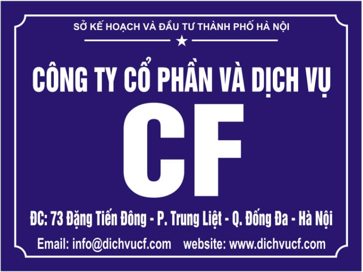 Làm bảng hiệu công ty bằng Mica chuyên nghiệp 9 Bien mica 1