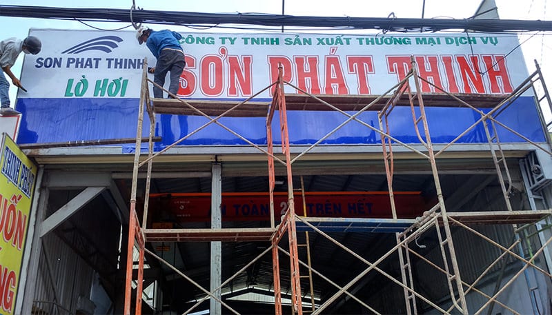 THI CÔNG BIỂN HIỆU QUẢNG CÁO Ở HÀ NỘI 6 quảng cáo Hà Đông, biển hiệu ở Hà Đông