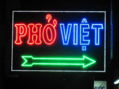 Làm bảng hiệu quảng cáo chuyên nghiệp tại Hà Nội 46 Bảng hiệu điện tử Quán Phở