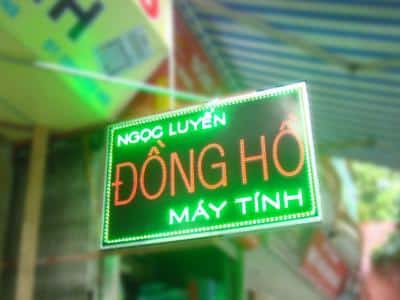 Làm bảng hiệu quảng cáo chuyên nghiệp tại Hà Nội 45 Bảng hiệu Ngọc Luyến