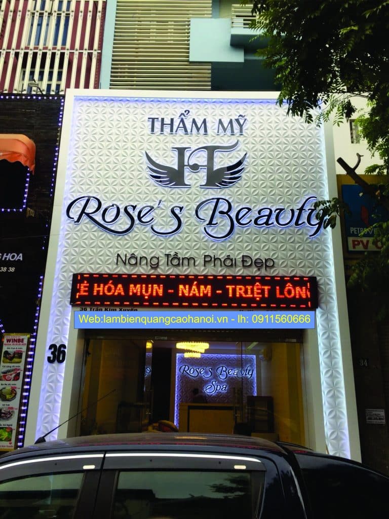 Thi công biển quảng cáo chữ nổi tại Hà Nội