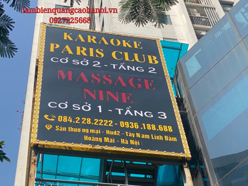 biển quảng cáo karaoke
