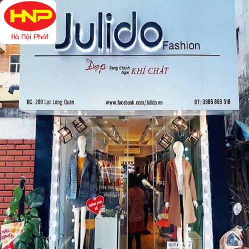 Thi Công Biển Shop Thời Trang Giá Rẻ Số 1 Hà Nội