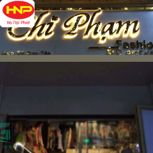 Thi Công Biển Shop Thời Trang Giá Rẻ Số 1 Hà Nội