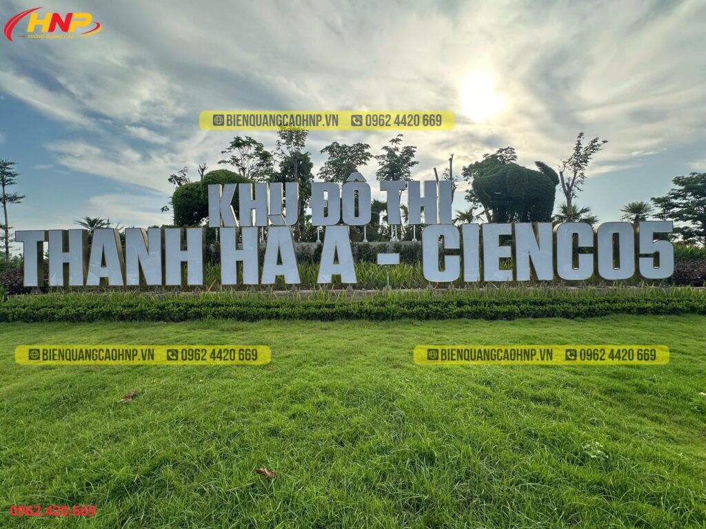 Làm Bộ Chữ Tên Khu Đô Thị Đẹp 39 Làm Bộ Chữ Tên Khu Đô Thị Đẹp