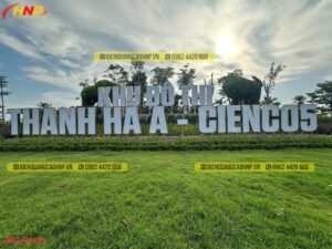 Làm Bộ Chữ Tên Khu Đô Thị Đẹp