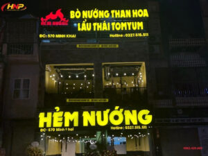 Làm Biển Quảng Cáo Quán Lẩu Nướng Đẹp