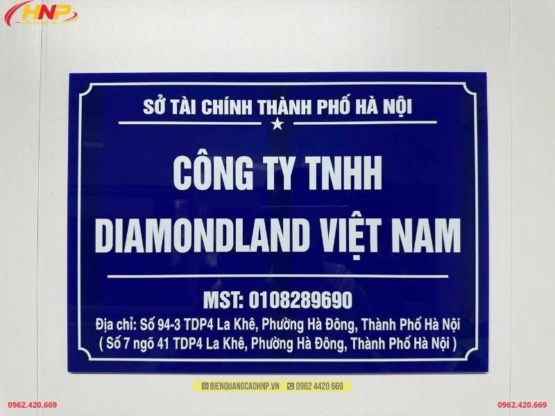 Làm Biển Tên Công Ty Đẹp Giá 120k 9 Làm Biển Tên Công Ty Đẹp Giá 120k