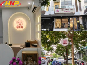 biển alu chữ nổi cửa hàng trẻ em