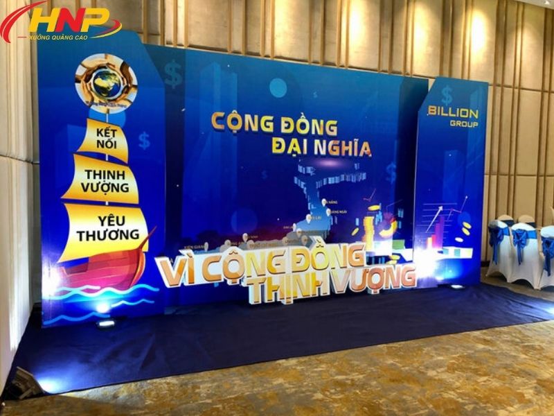 Biển Quảng Cáo Backdrop Lễ Tân: Điểm Nhấn Thương Hiệu Cho Văn Phòng 15 biển quảng cáo backdrop lễ tân