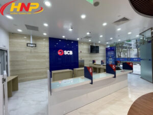thiết kế backdrop lễ tân đẹp