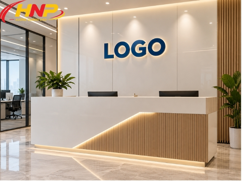 Backdrop Lễ Tân Lấy Nhanh, Hoàn Thiện Gấp Vẫn Đảm Bảo Thẩm Mỹ 10 Backdrop Lễ Tân Lấy Nhanh