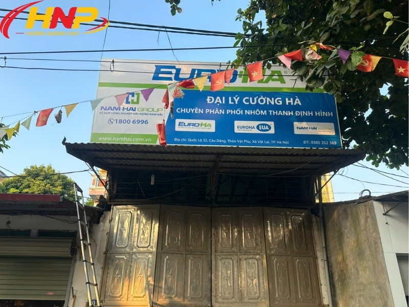  Thi Công Biển Hiệu Cửa Hàng - Biển Bạt Lót Tôn