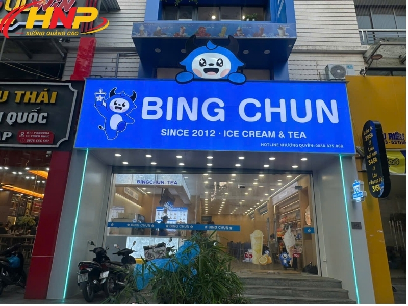 biển hộp đèn bạt 3M