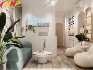 backdrop lễ tân giá rẻ