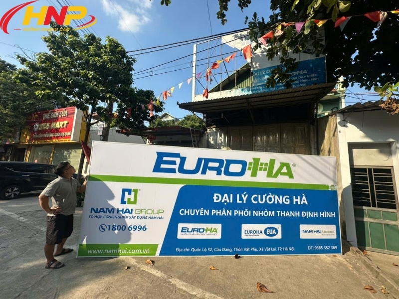  Thi Công Biển Hiệu Cửa Hàng - Biển Bạt Lót Tôn