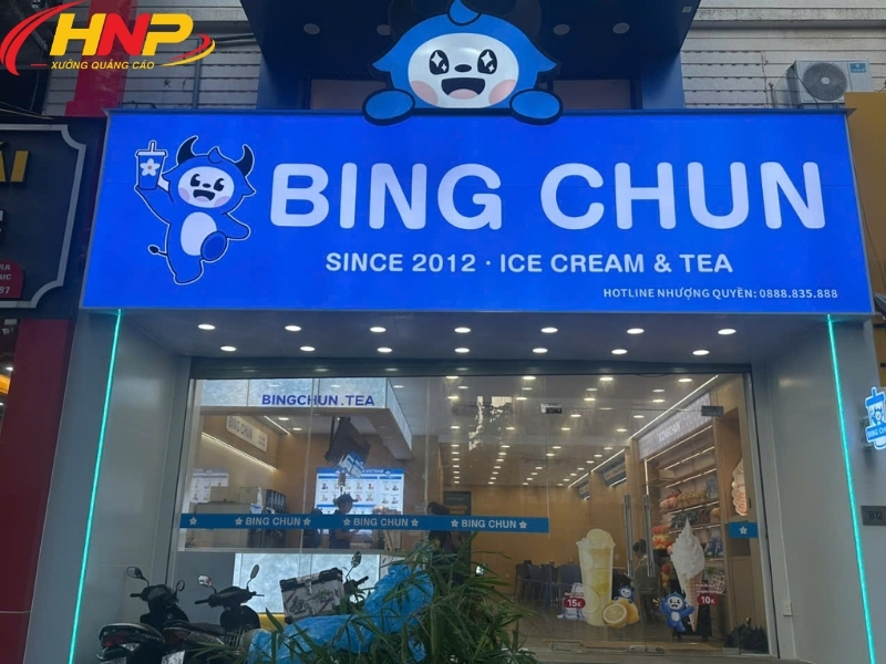 biển hộp đèn bạt 3M