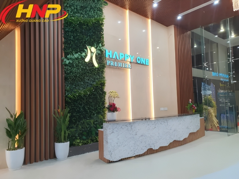 Backdrop Lễ Tân Hà Đông Đẹp, Tối Ưu Không Gian Và Nhận Diện Thương Hiệu 12 backdrop lễ tân Hà Đông
